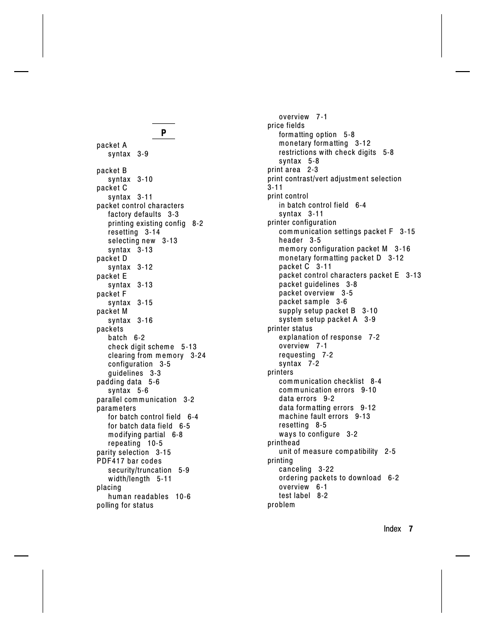 Paxar Monarch 9413 User Manual | Page 179 / 184