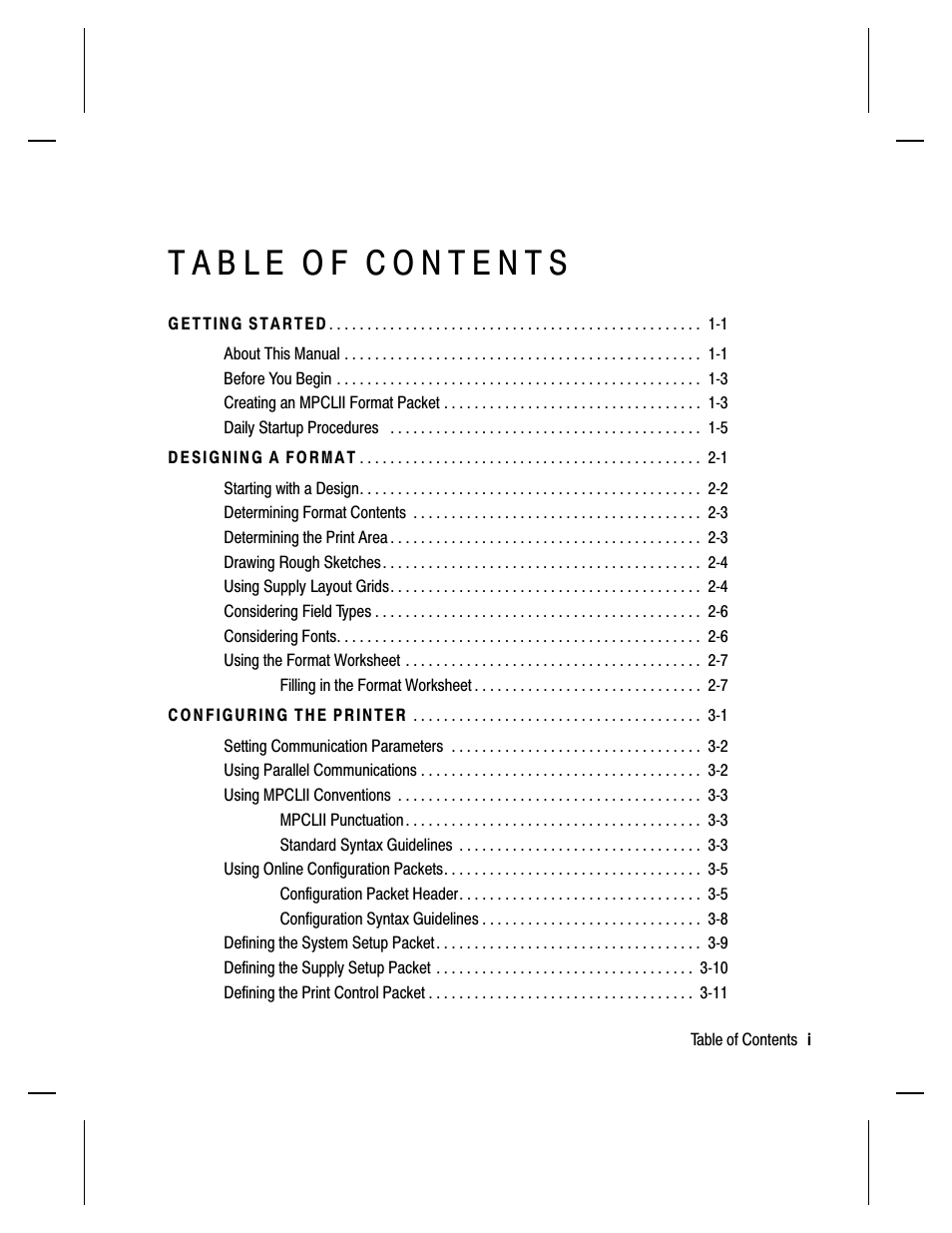 Paxar Monarch 9413 User Manual | Page 3 / 184