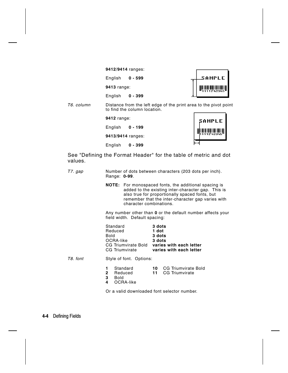 Paxar Monarch 9413 User Manual | Page 52 / 184