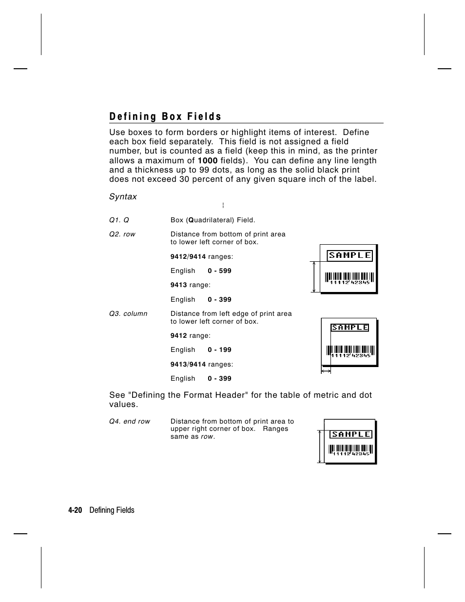 Paxar Monarch 9413 User Manual | Page 68 / 184