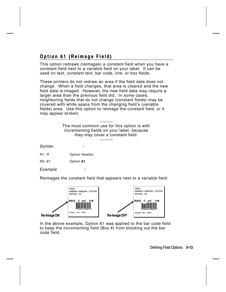 Paxar Monarch 9413 User Manual | Page 83 / 184