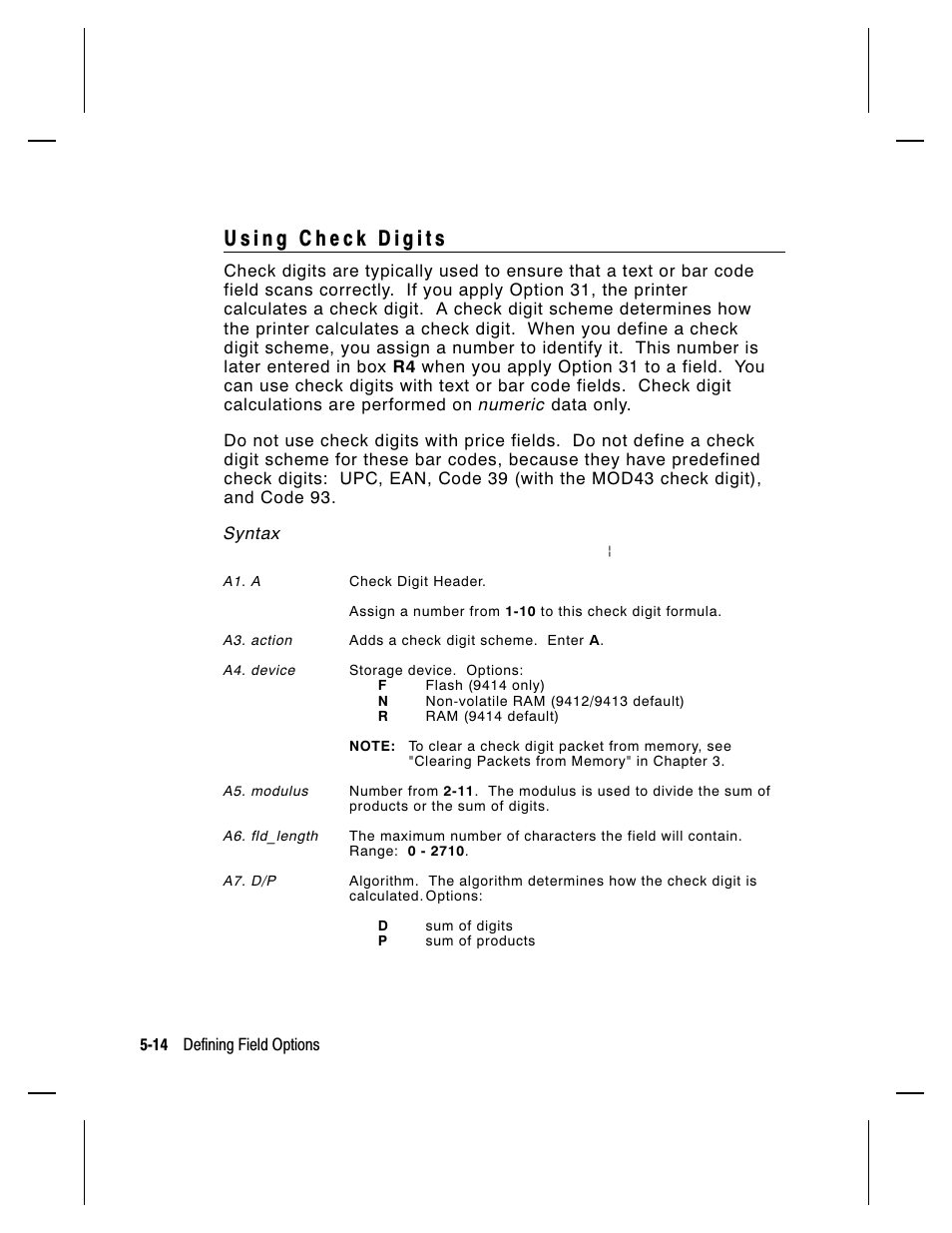 Paxar Monarch 9413 User Manual | Page 84 / 184