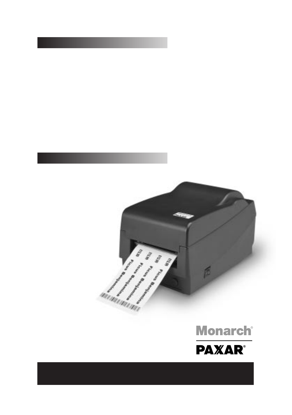 Paxar 9640 User Manual | 12 pages