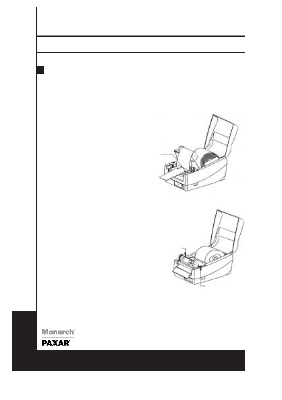 9640 series, Paxar monarch 9640 series, English | Paxar 9640 User Manual | Page 6 / 12