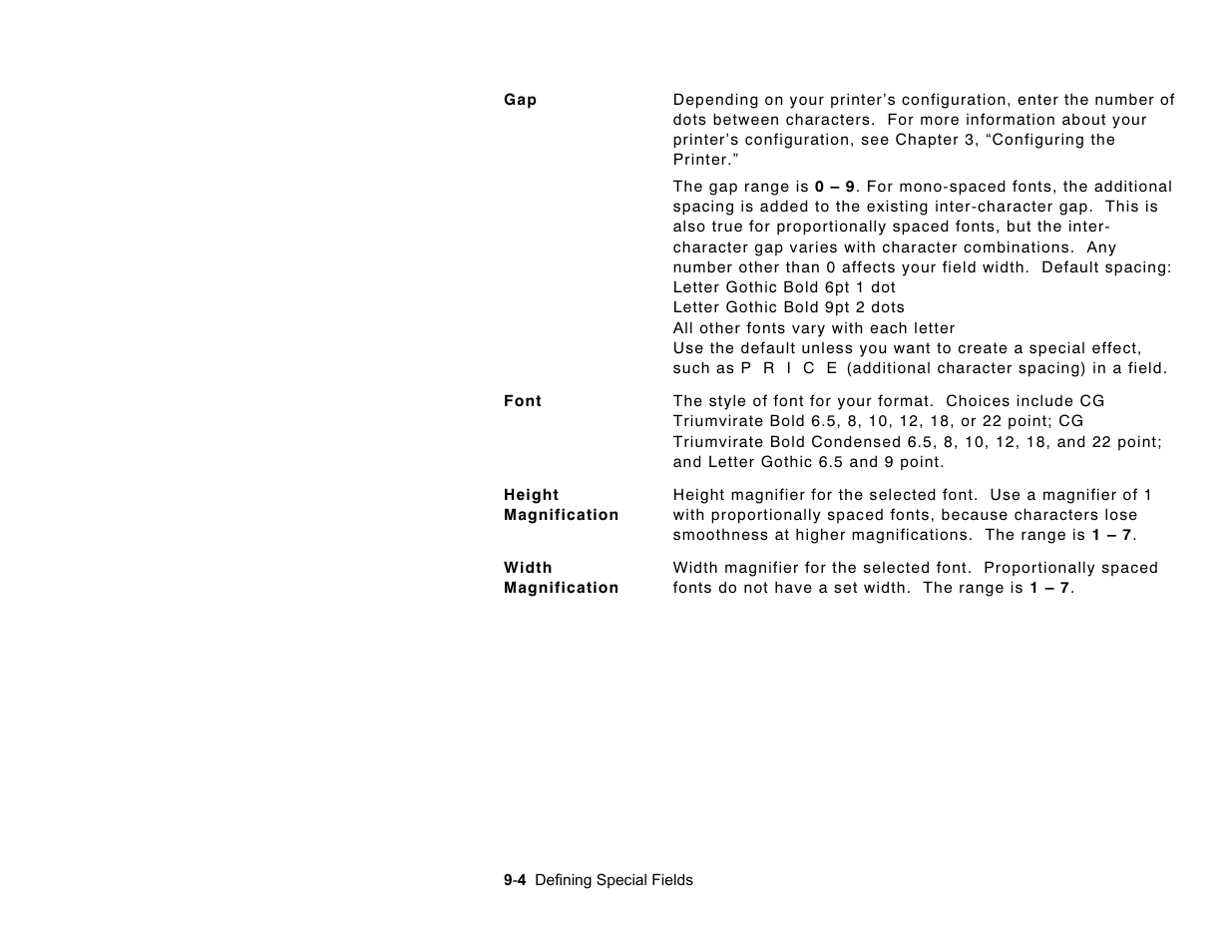 Paxar Monarch Pathfinder Ultra Gold User Manual | Page 104 / 216