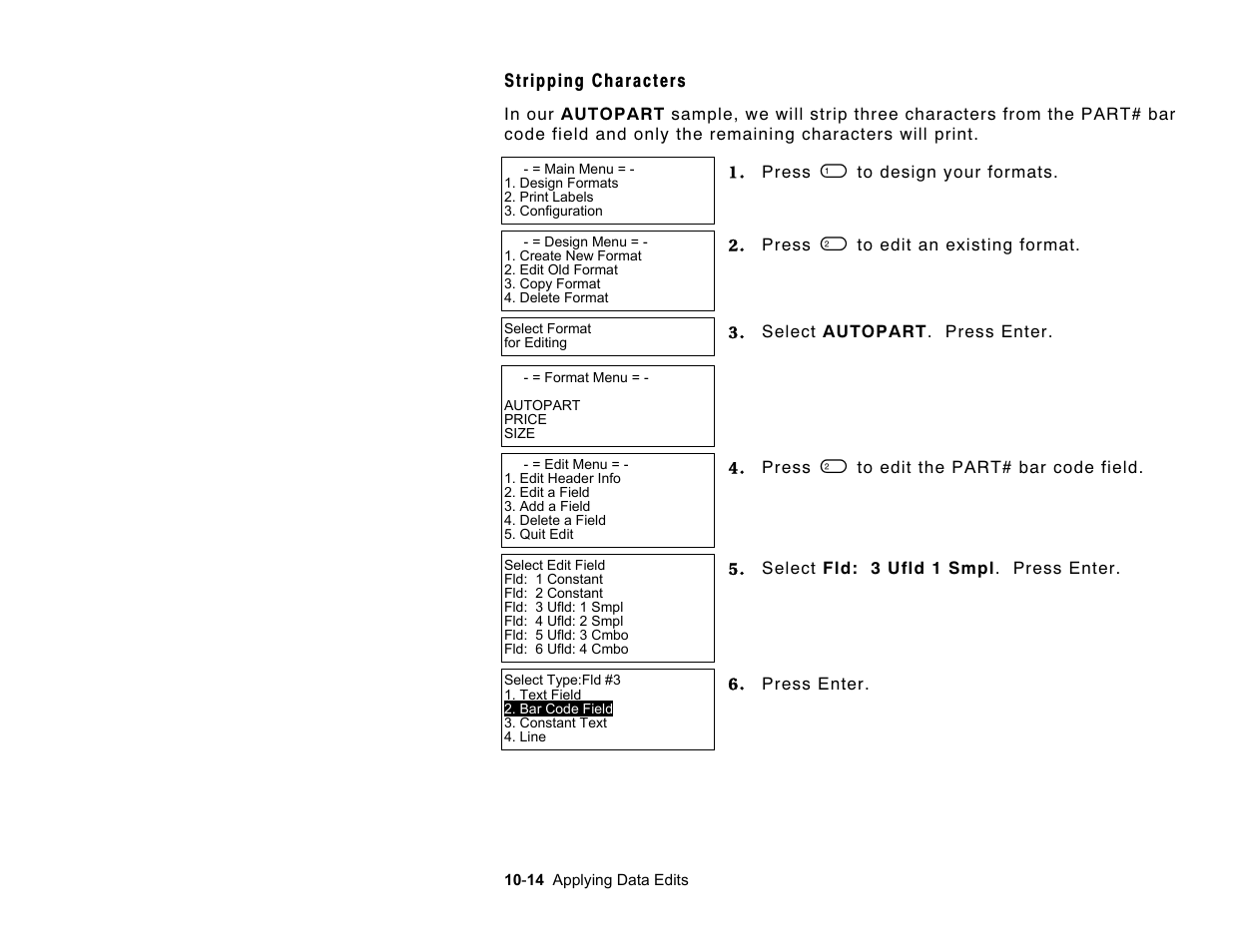 Paxar Monarch Pathfinder Ultra Gold User Manual | Page 128 / 216