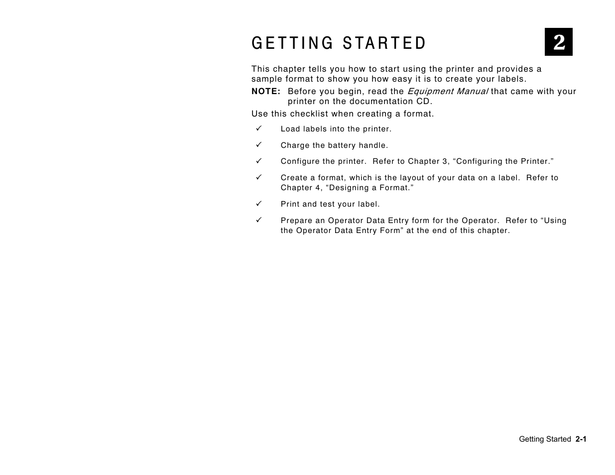 Paxar Monarch Pathfinder Ultra Gold User Manual | Page 13 / 216