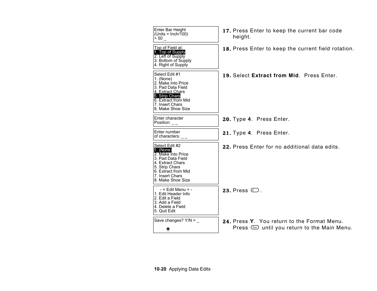 Paxar Monarch Pathfinder Ultra Gold User Manual | Page 134 / 216