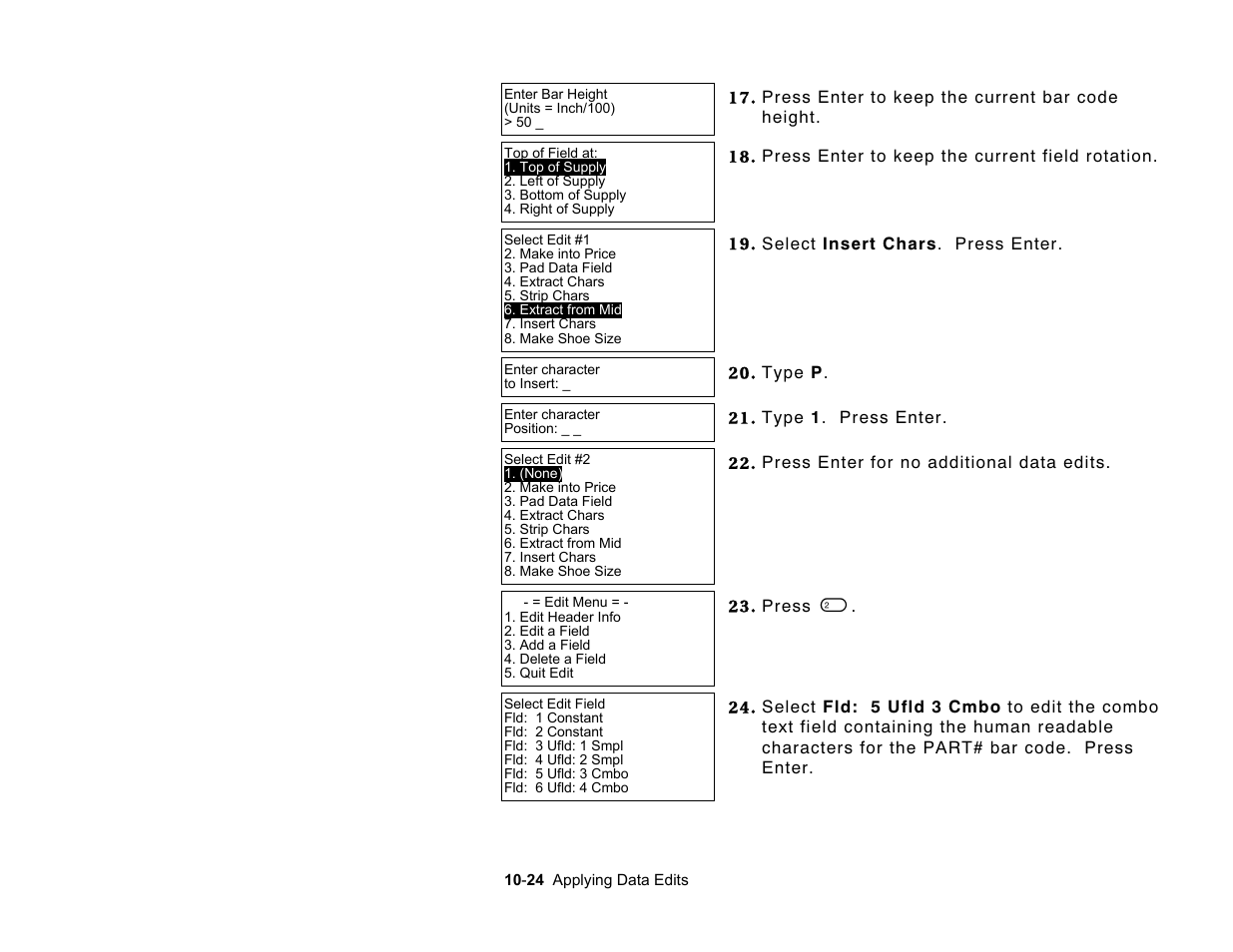 Paxar Monarch Pathfinder Ultra Gold User Manual | Page 138 / 216