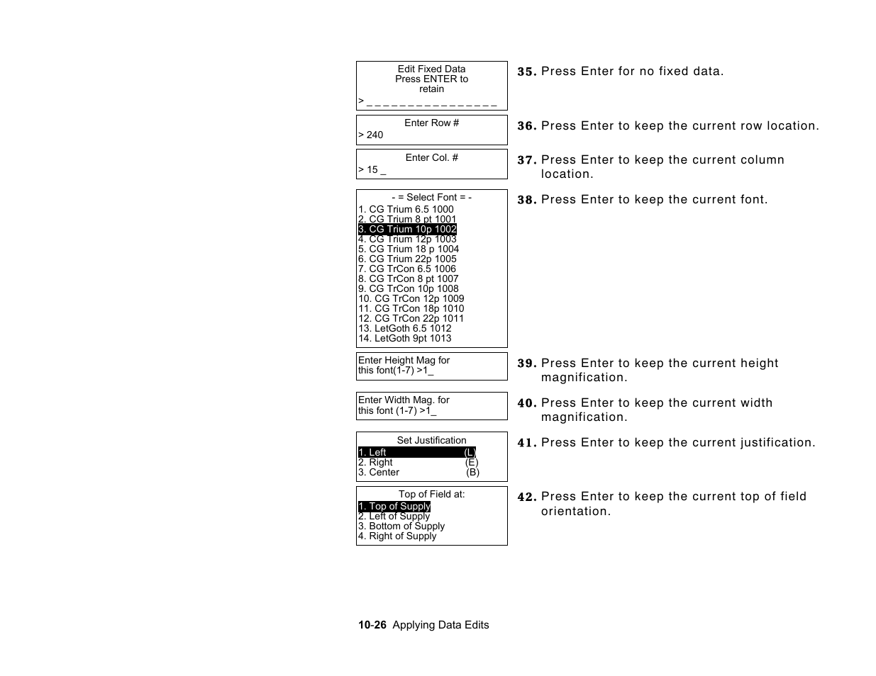 Paxar Monarch Pathfinder Ultra Gold User Manual | Page 140 / 216