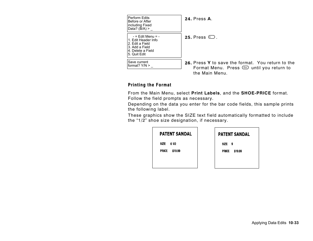 Paxar Monarch Pathfinder Ultra Gold User Manual | Page 147 / 216