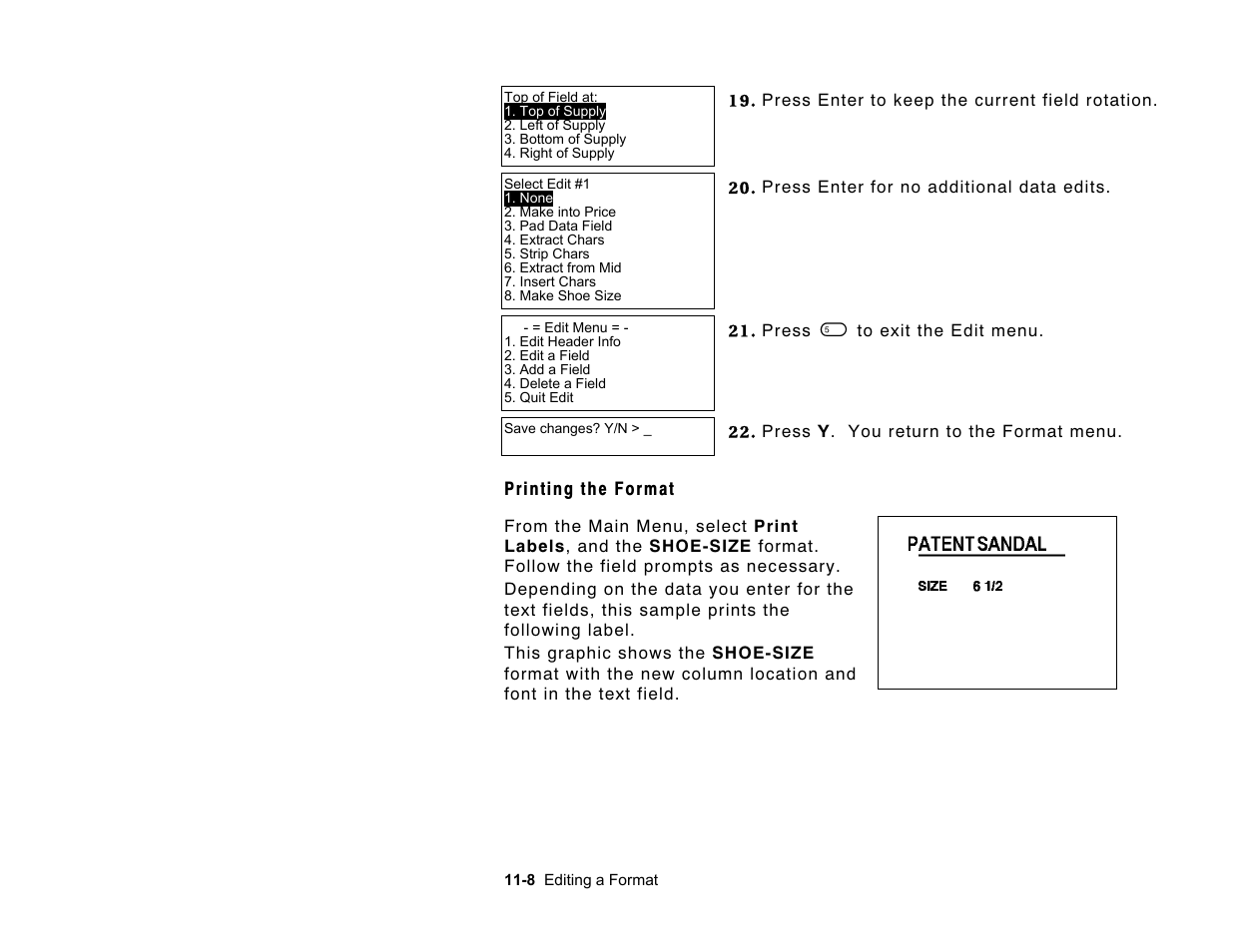 Paxar Monarch Pathfinder Ultra Gold User Manual | Page 156 / 216