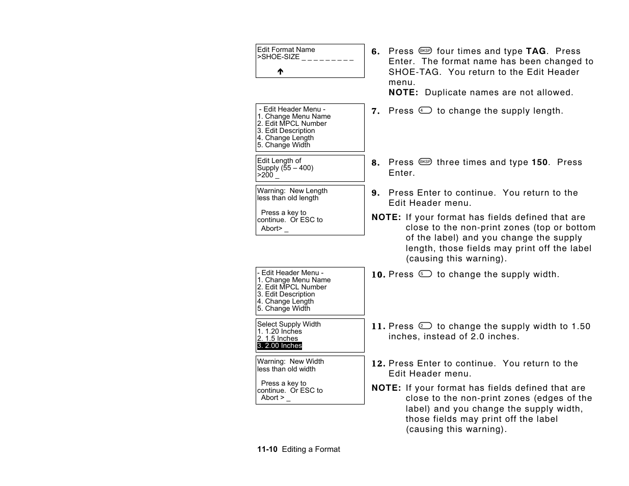 Paxar Monarch Pathfinder Ultra Gold User Manual | Page 158 / 216