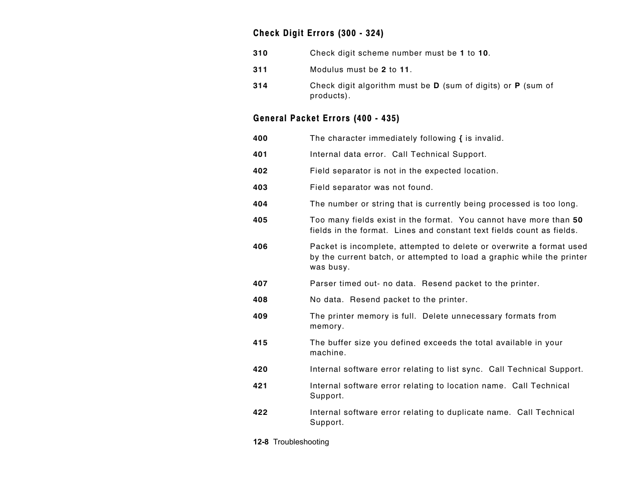 Paxar Monarch Pathfinder Ultra Gold User Manual | Page 168 / 216