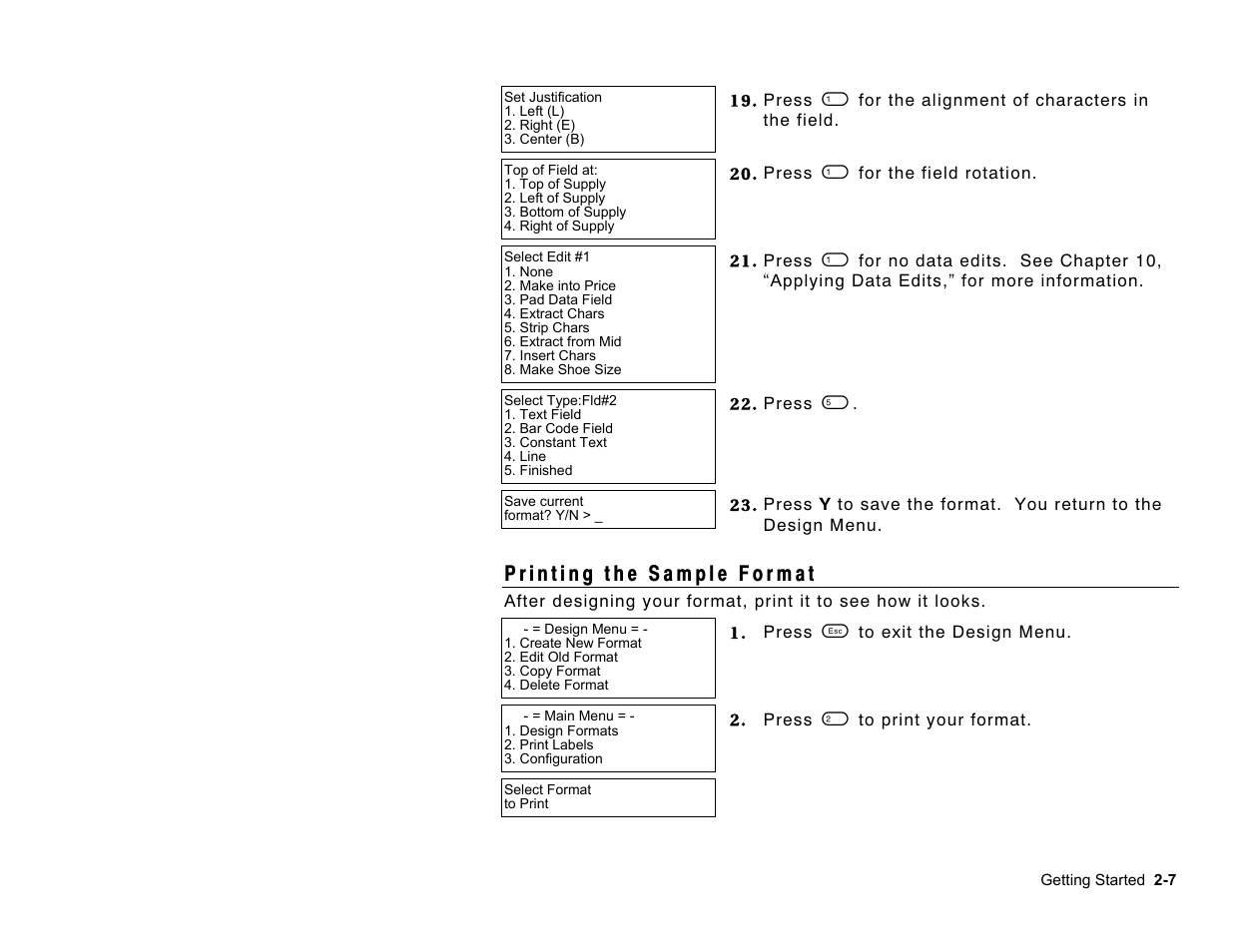 Paxar Monarch Pathfinder Ultra Gold User Manual | Page 19 / 216