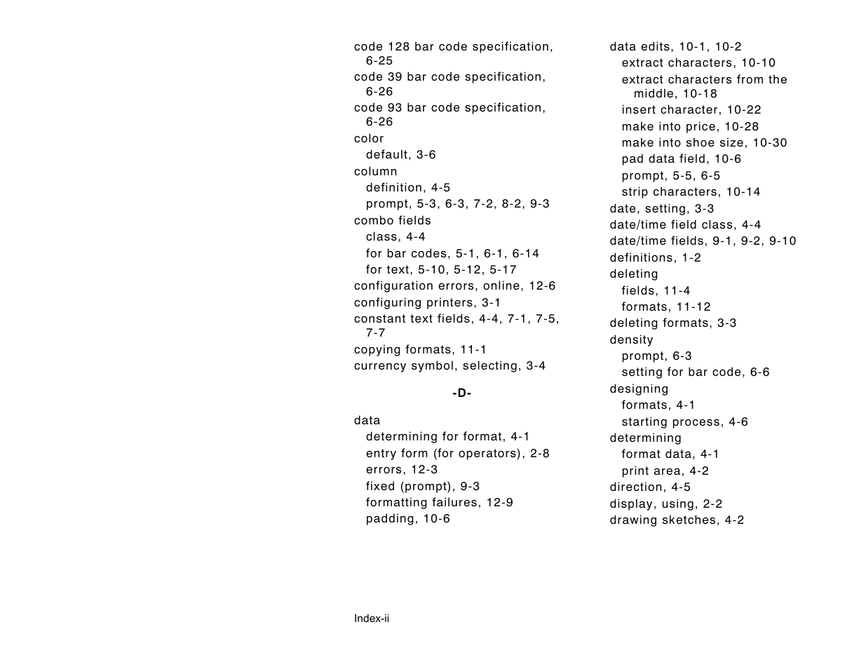 Paxar Monarch Pathfinder Ultra Gold User Manual | Page 208 / 216