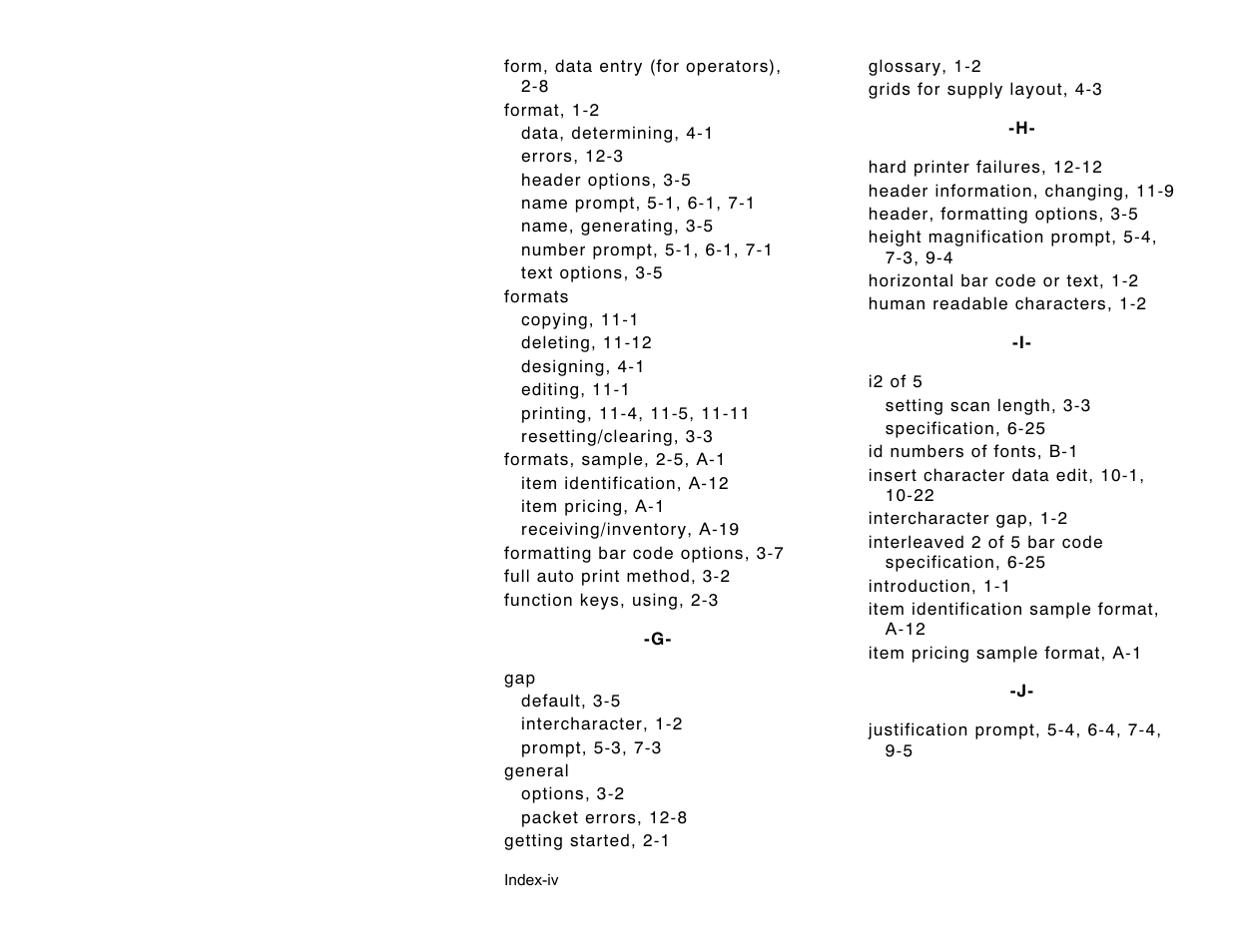 Paxar Monarch Pathfinder Ultra Gold User Manual | Page 210 / 216