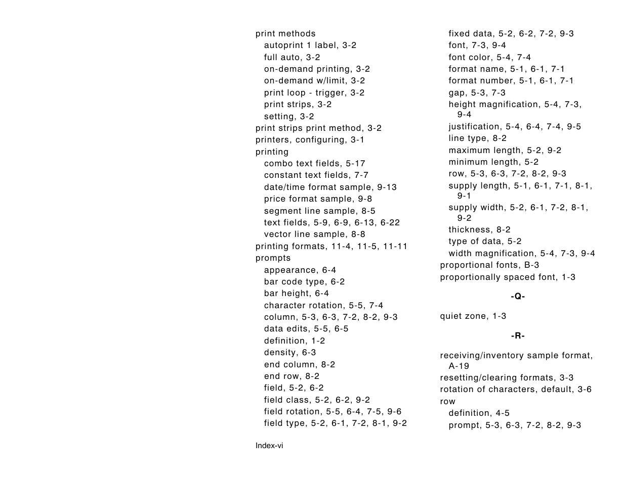 Paxar Monarch Pathfinder Ultra Gold User Manual | Page 212 / 216