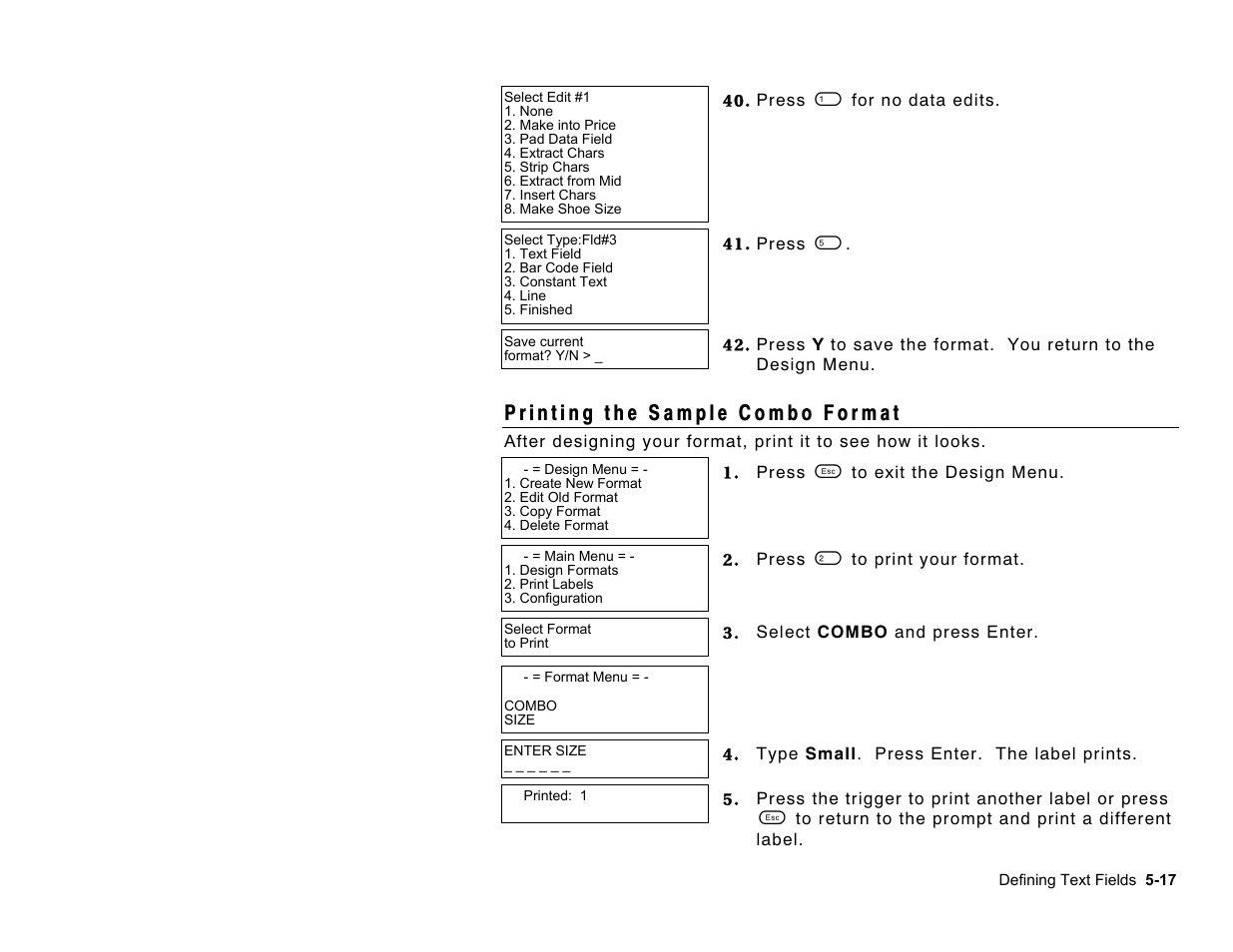 Paxar Monarch Pathfinder Ultra Gold User Manual | Page 57 / 216