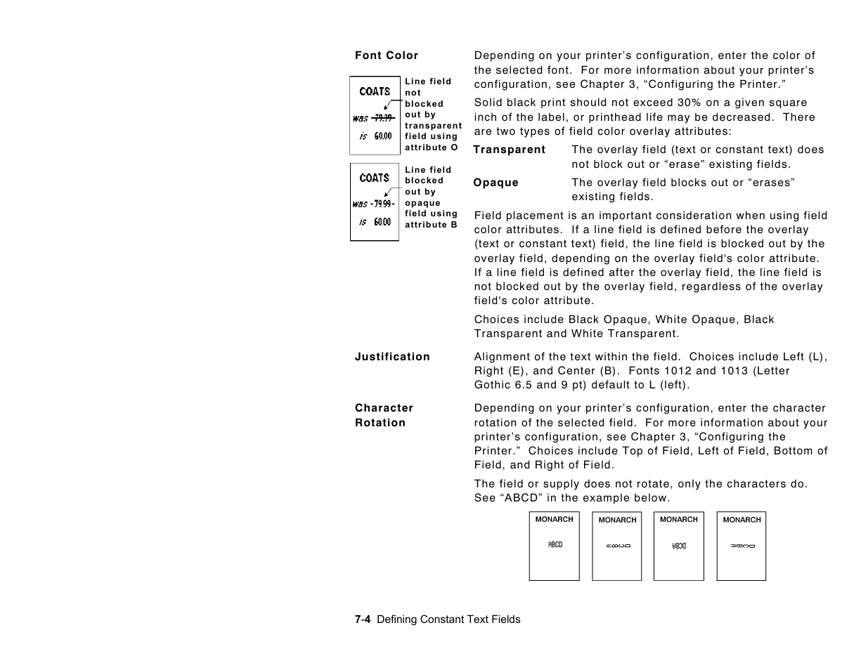 Paxar Monarch Pathfinder Ultra Gold User Manual | Page 88 / 216