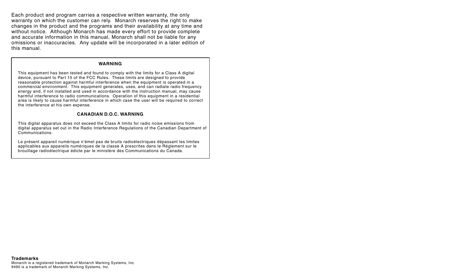 Paxar 4 User Manual | Page 2 / 54