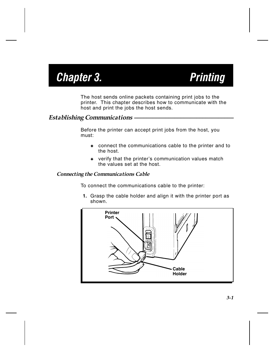 Chapter 3. printing | Paxar 4 User Manual | Page 28 / 54