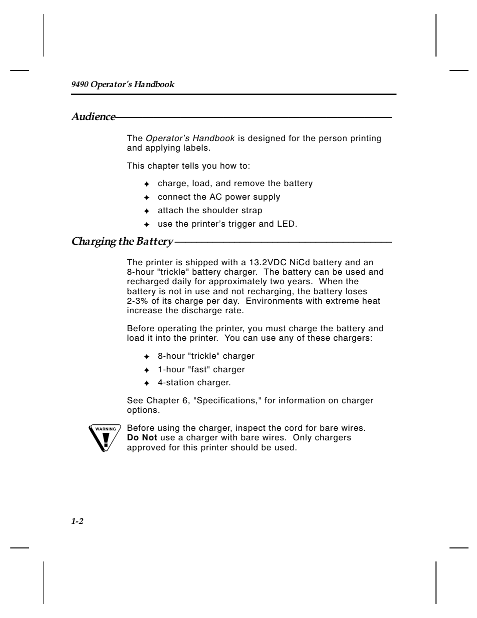 Audience, Charging the battery | Paxar 4 User Manual | Page 7 / 54