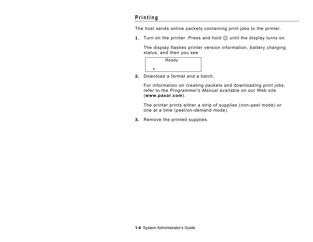 Paxar Monarch 9433 User Manual | Page 10 / 64