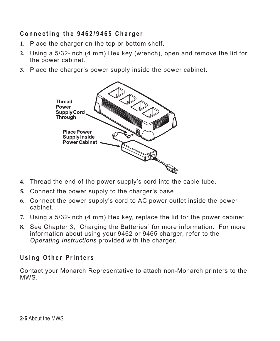 Paxar Mobile Work Station (MWS) Monarch 9878 User Manual | Page 14 / 38