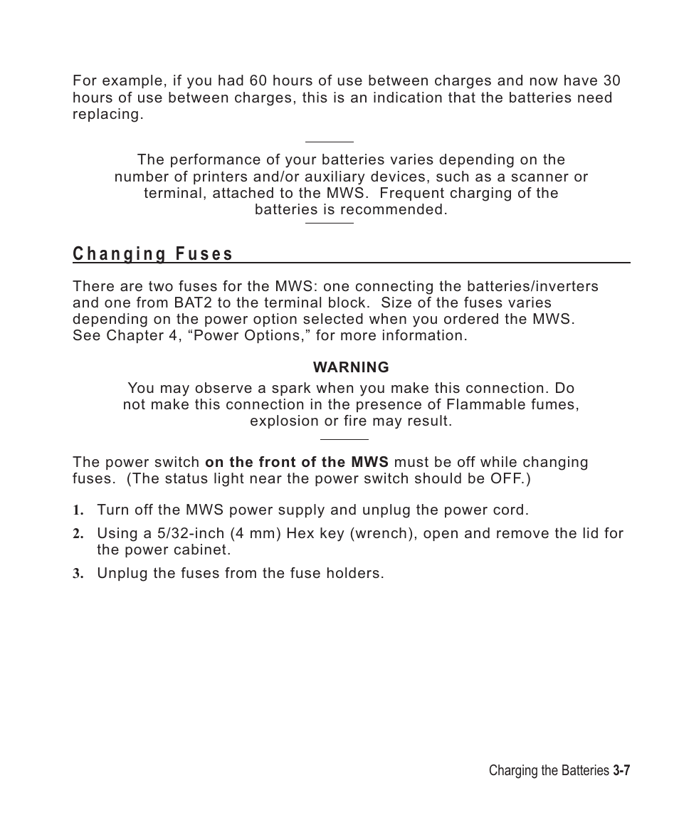 Paxar Mobile Work Station (MWS) Monarch 9878 User Manual | Page 21 / 38