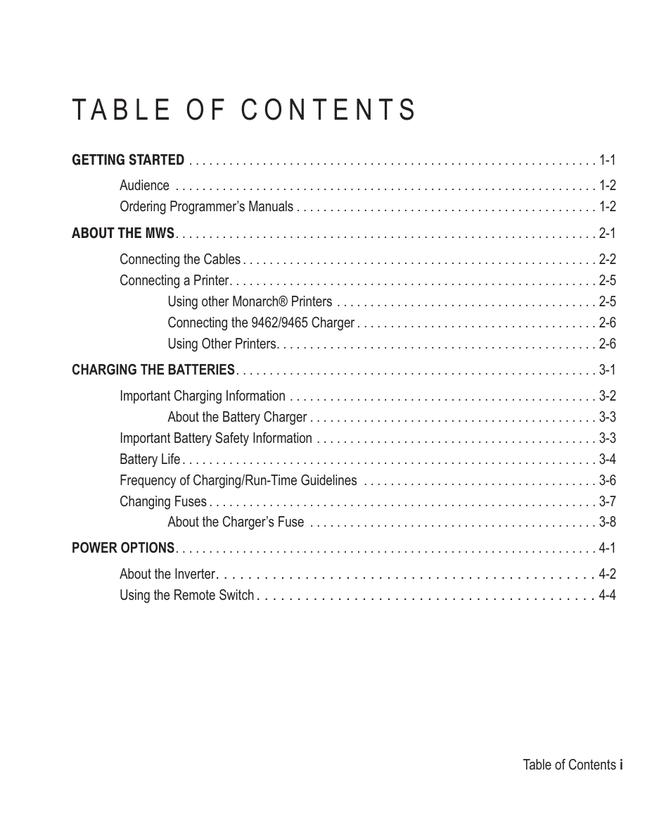 Paxar Mobile Work Station (MWS) Monarch 9878 User Manual | Page 5 / 38