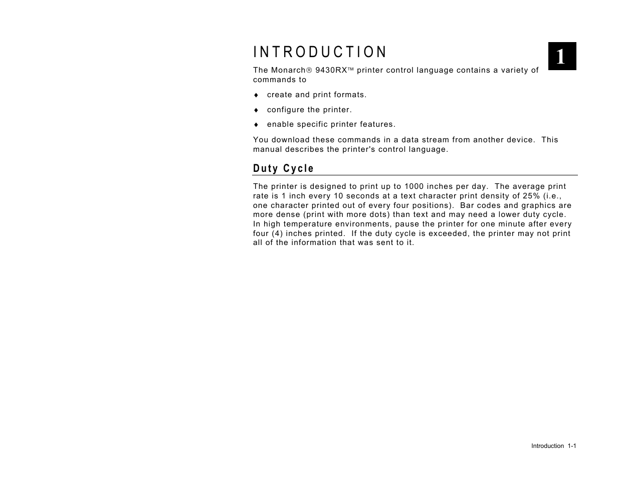 Paxar 9430RX User Manual | Page 10 / 55
