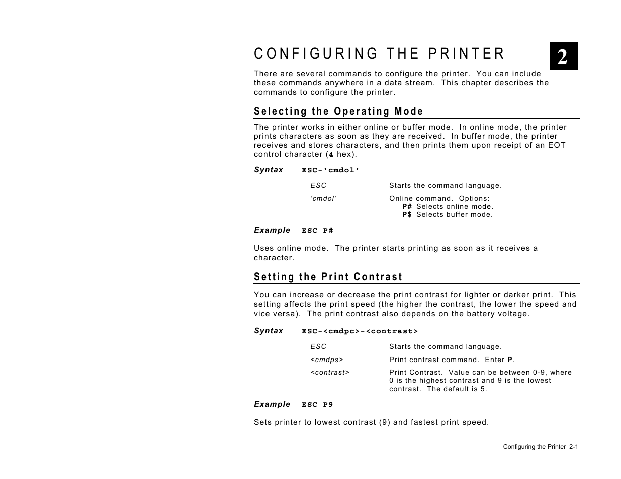 Paxar 9430RX User Manual | Page 14 / 55