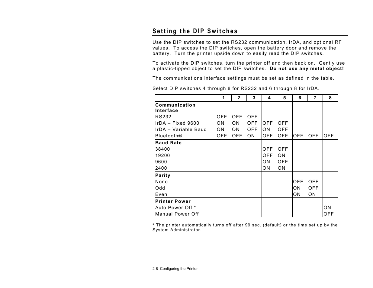 Paxar 9430RX User Manual | Page 21 / 55