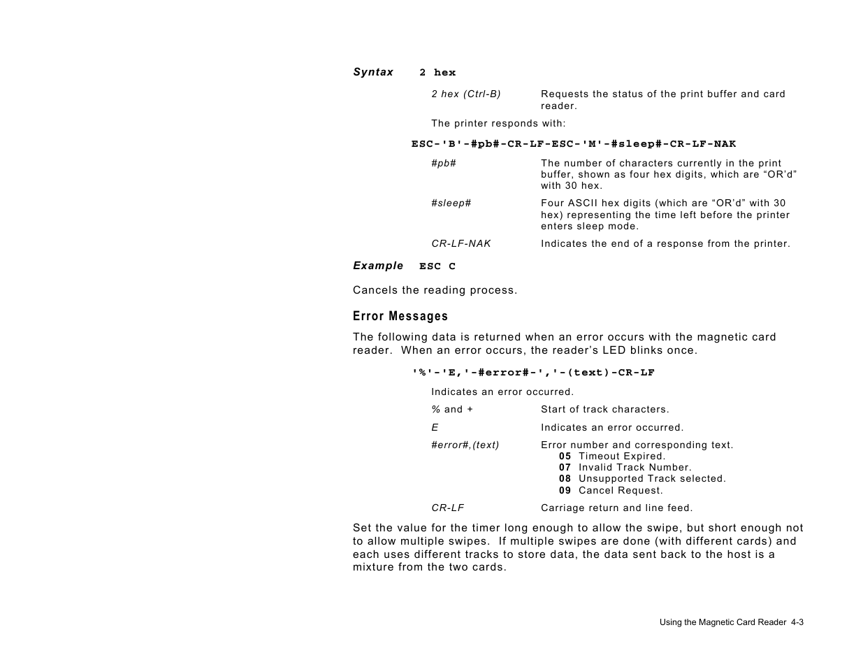 Paxar 9430RX User Manual | Page 38 / 55