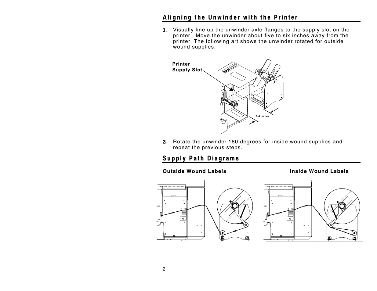 Paxar External Unwinder Monarch 945 User Manual | Page 2 / 2