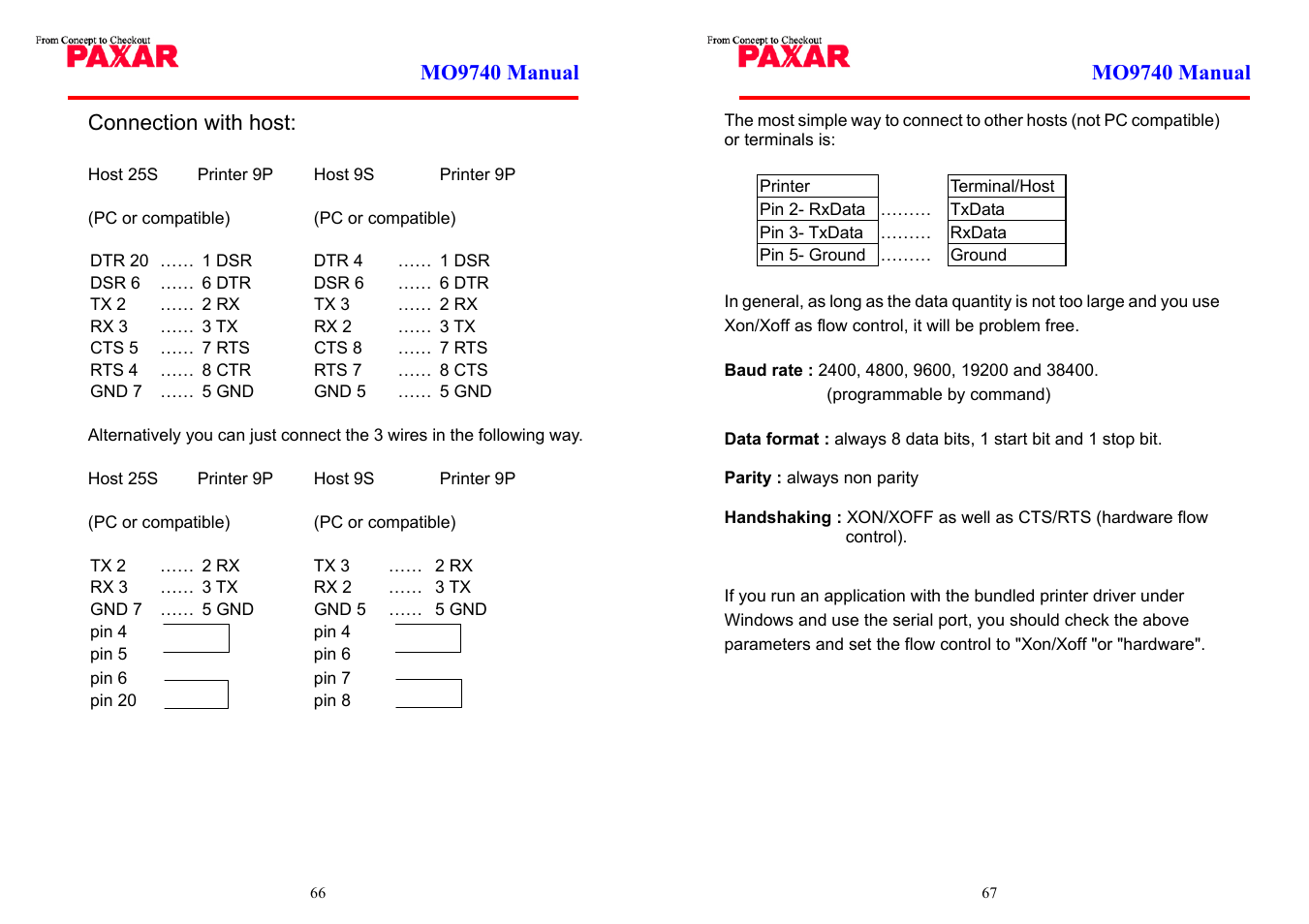 Paxar MO 9742 User Manual | Page 34 / 35