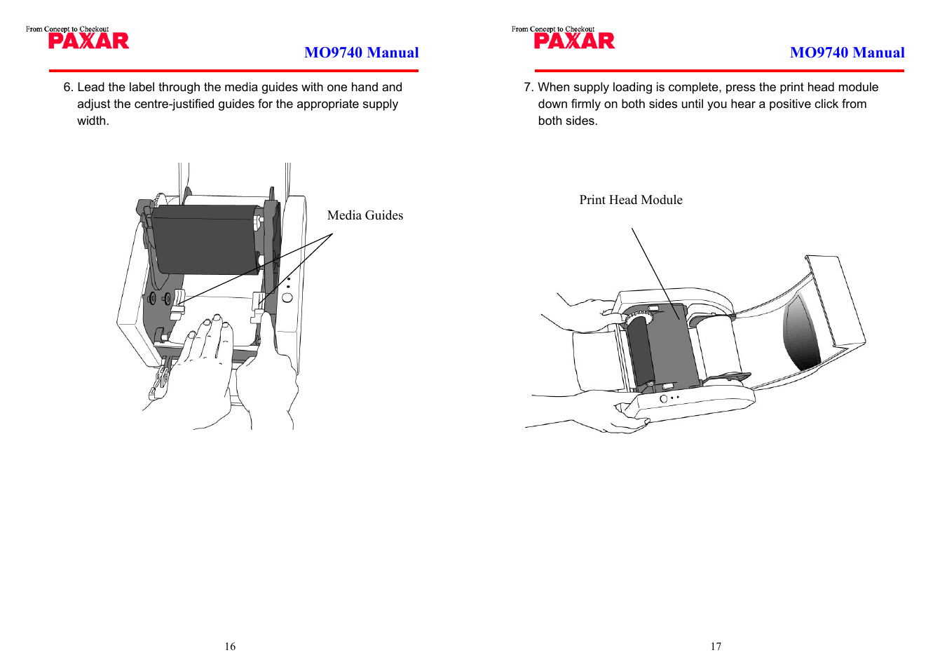 Paxar MO 9742 User Manual | Page 9 / 35