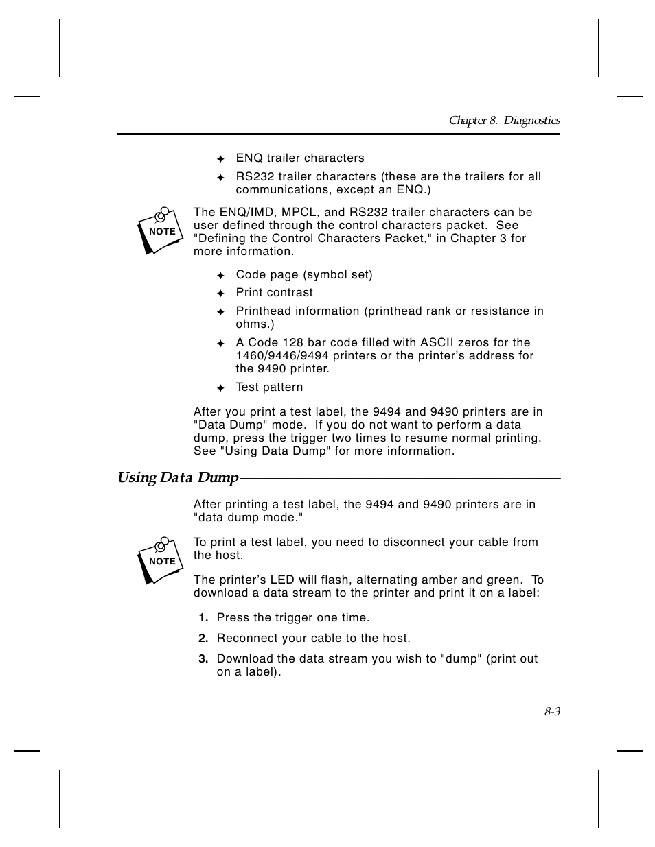 Paxar Monarch TCMPCL2PR User Manual | Page 119 / 217