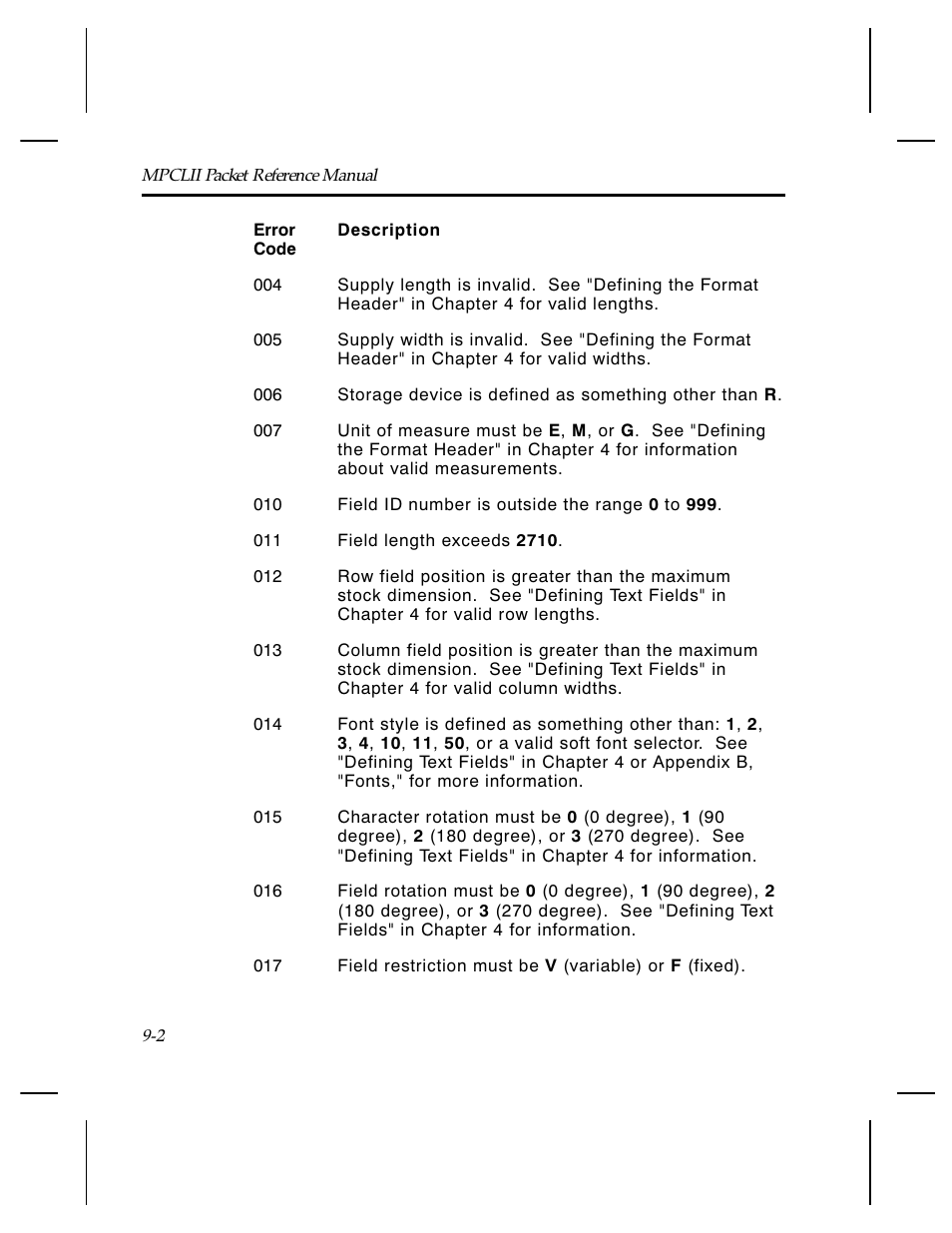 Paxar Monarch TCMPCL2PR User Manual | Page 124 / 217