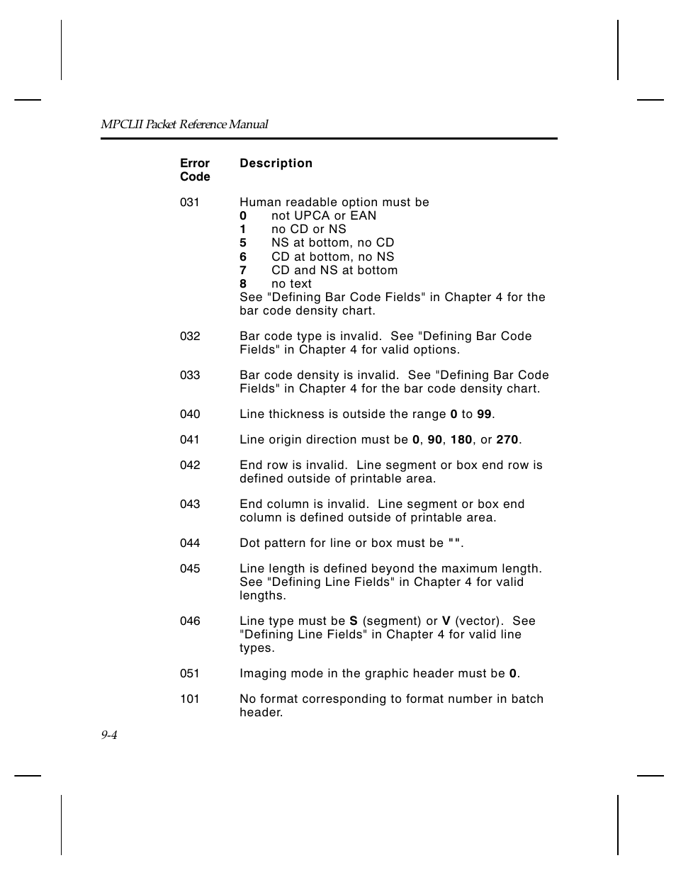 Paxar Monarch TCMPCL2PR User Manual | Page 126 / 217