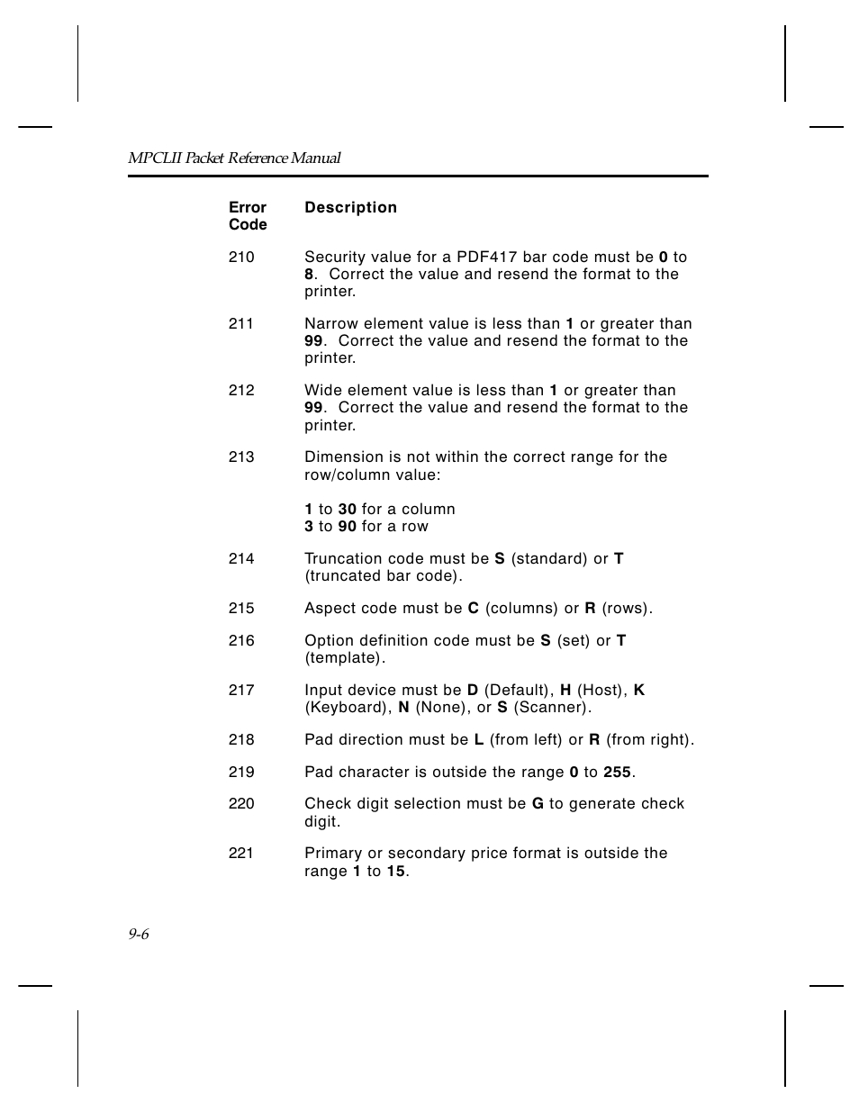 Paxar Monarch TCMPCL2PR User Manual | Page 128 / 217