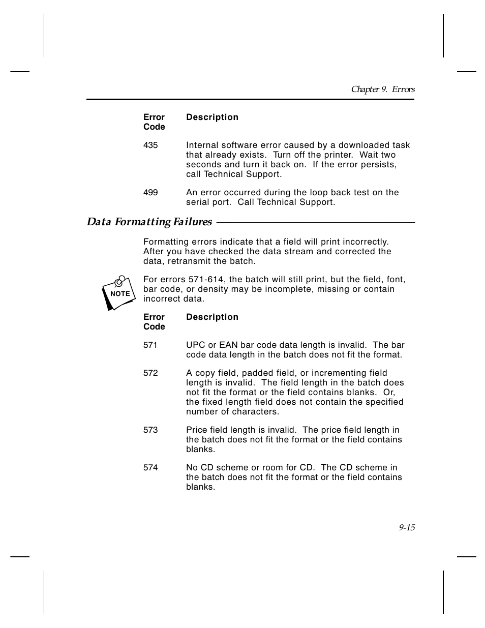 Paxar Monarch TCMPCL2PR User Manual | Page 137 / 217