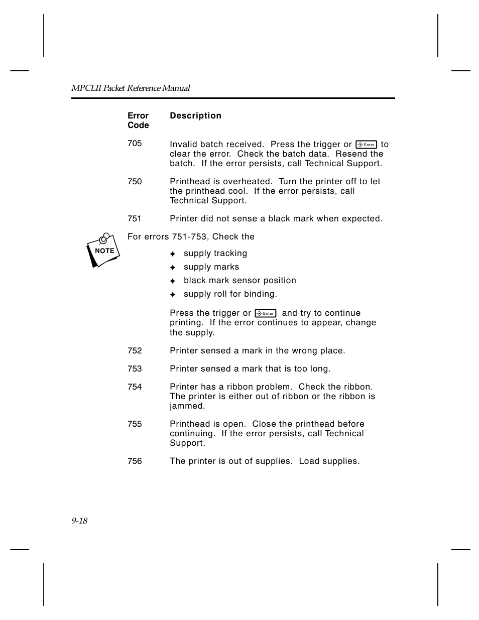 Paxar Monarch TCMPCL2PR User Manual | Page 140 / 217