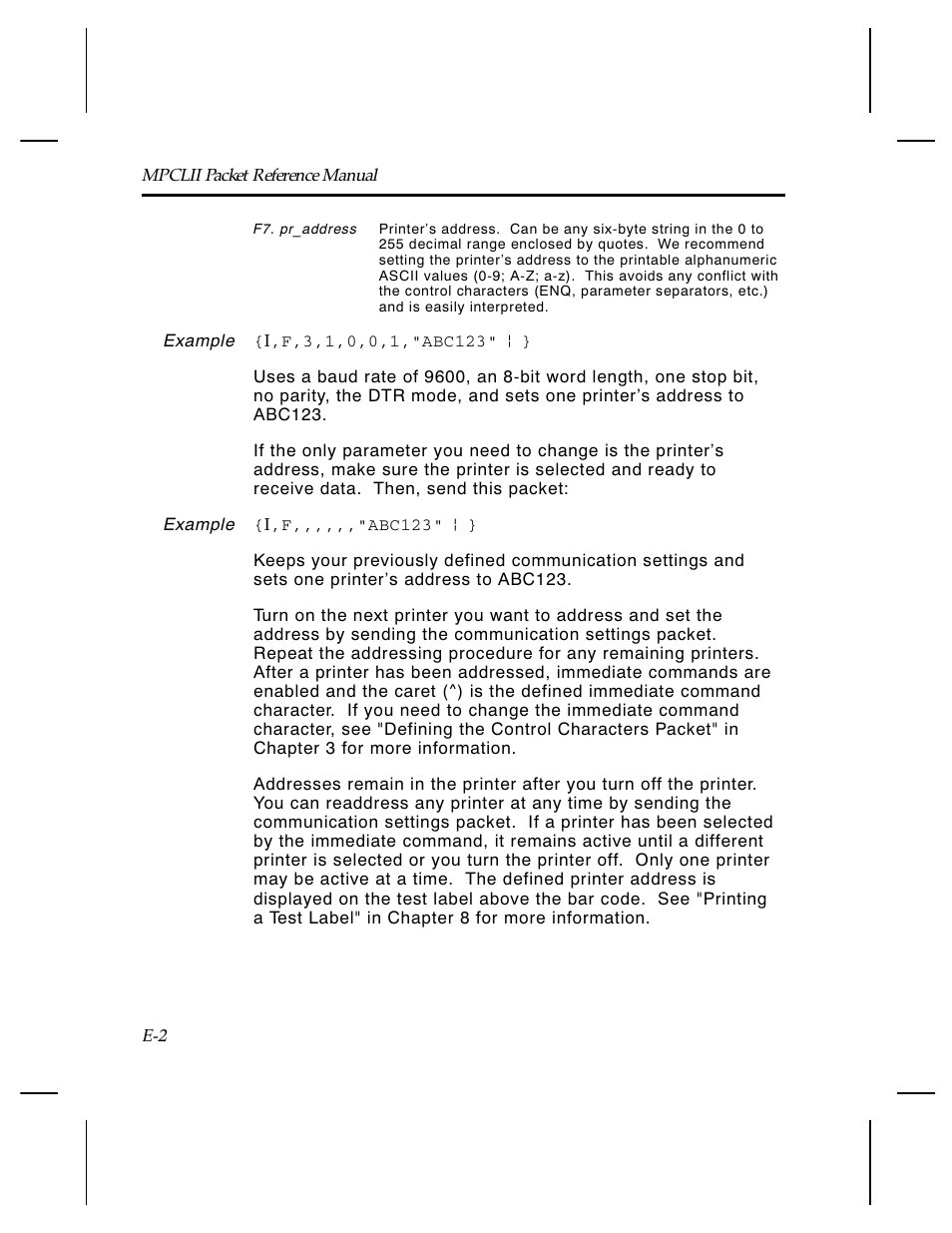 Paxar Monarch TCMPCL2PR User Manual | Page 199 / 217