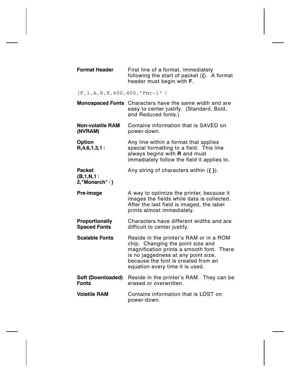 Paxar Monarch TCMPCL2PR User Manual | Page 205 / 217