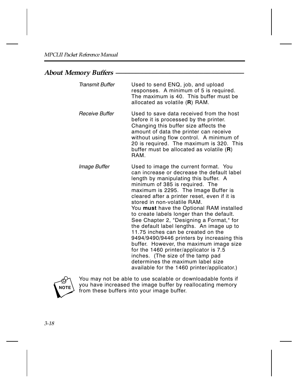 Paxar Monarch TCMPCL2PR User Manual | Page 38 / 217