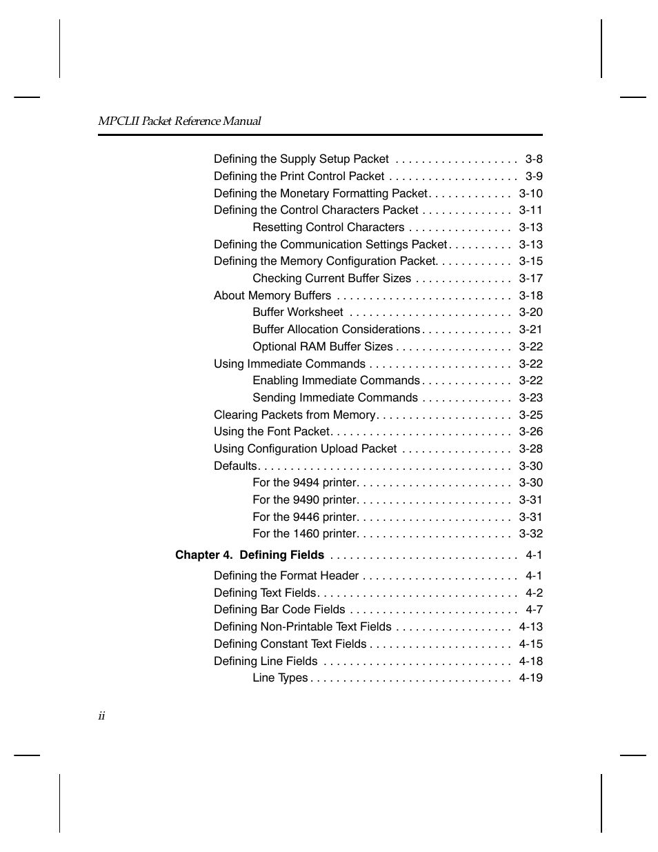 Paxar Monarch TCMPCL2PR User Manual | Page 4 / 217