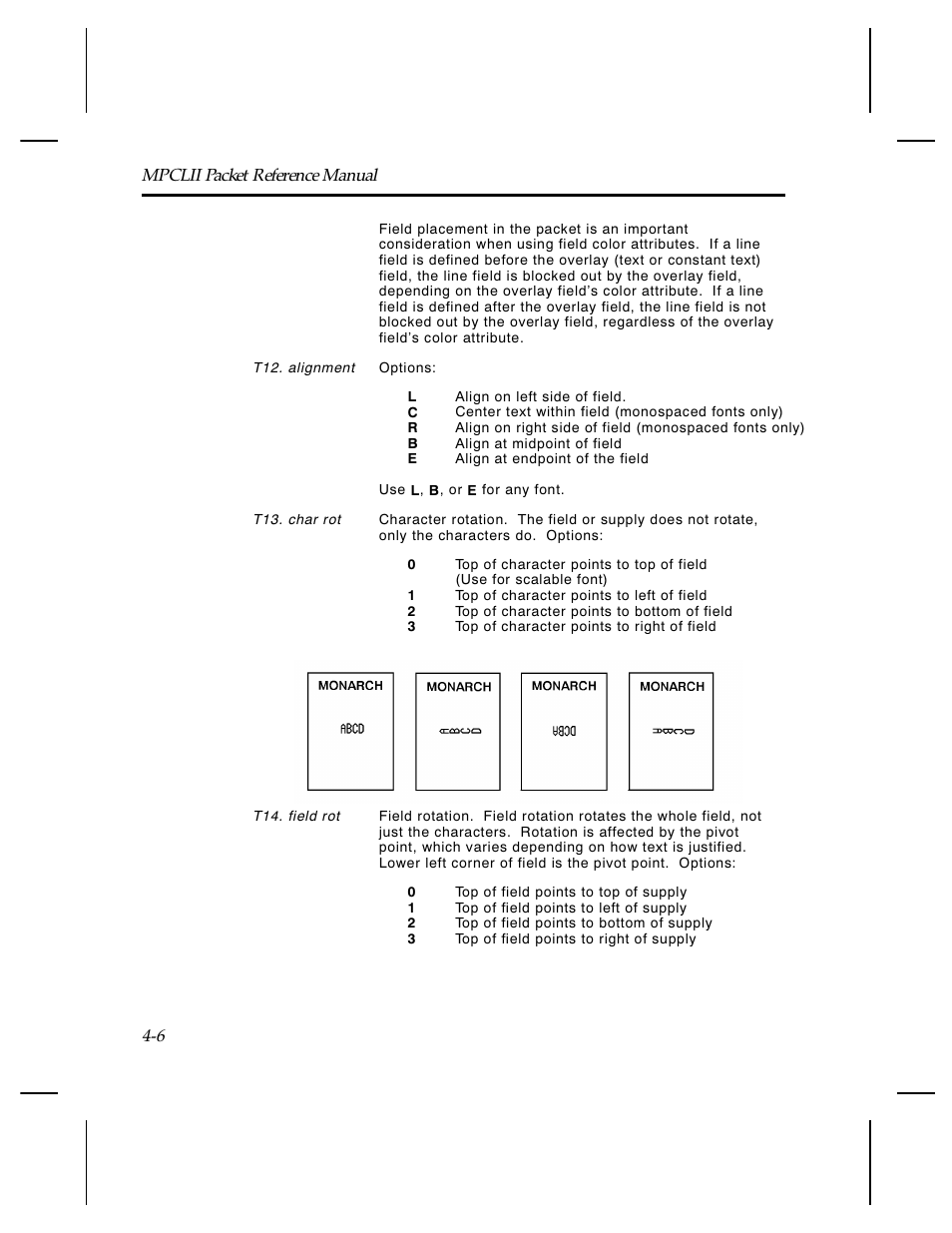 Paxar Monarch TCMPCL2PR User Manual | Page 58 / 217