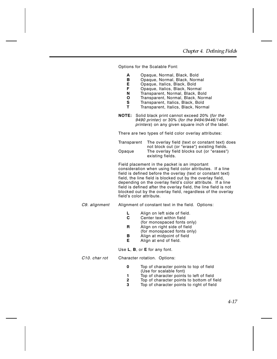 Paxar Monarch TCMPCL2PR User Manual | Page 69 / 217